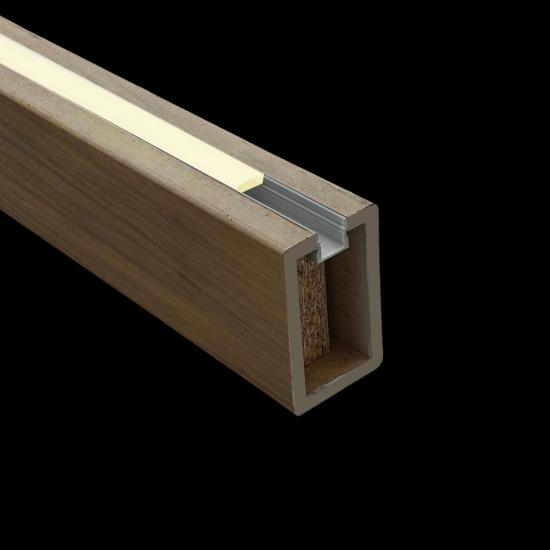 5X8 LED GOLD CEVİZ - MDF